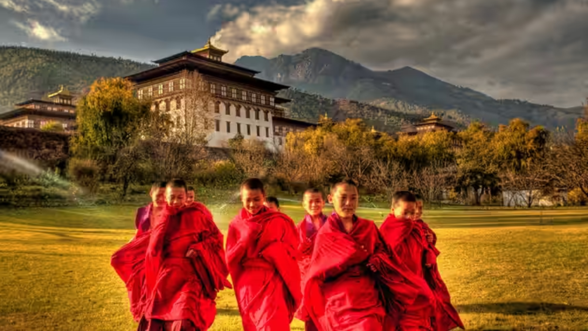 Bhutan mountain road